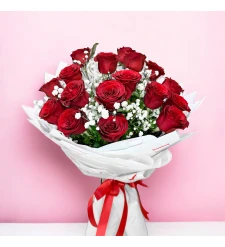17 Red Rose I Love You Bouquet